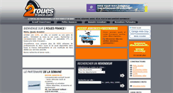 Desktop Screenshot of 2rouesfrance.com